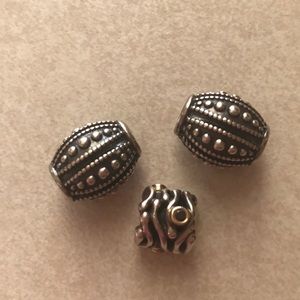 Pandora Charms -lot of 3